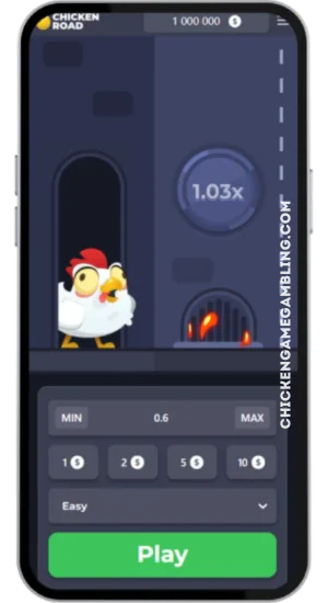 Chicken Road – spilstart med Easy-niveau
